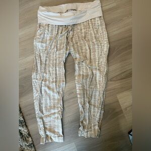 Old Navy Tan Tie-Dye Joggers